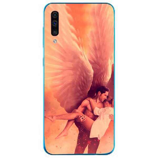 Husa din Silicon, Flying Angel pentru Samsung Galaxy A70, Multicolor
