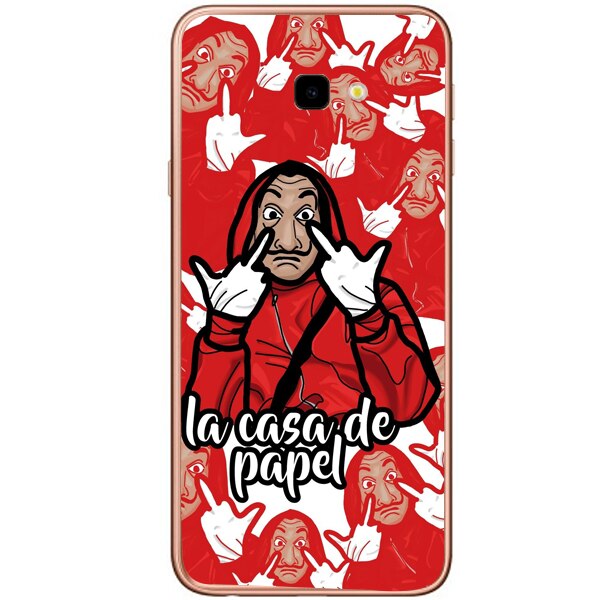 Husa din Silicon, Hate Papel pentru Samsung Galaxy J4 Plus, Multicolor