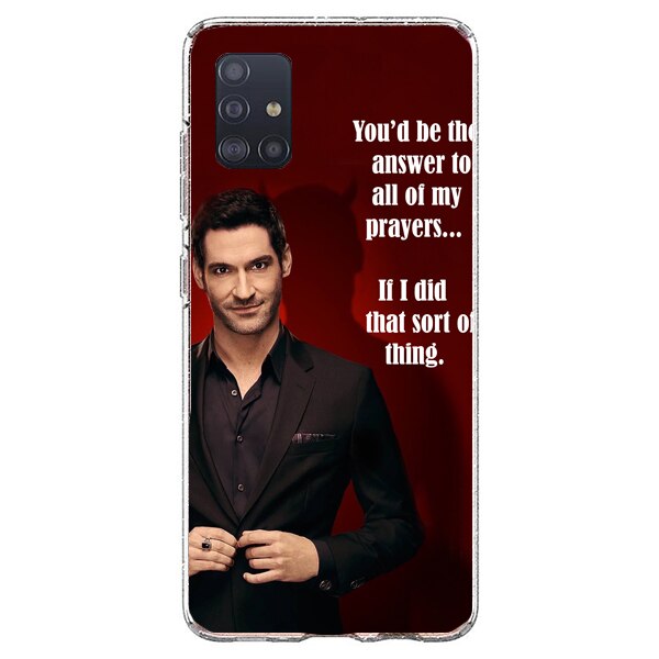 Husa din Silicon, If I Did That Sort Of Thing pentru Samsung Galaxy A51, Multicolor