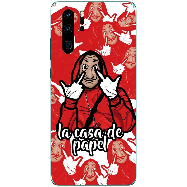 Husa din Silicon, Hate Papel pentru Huawei P30 Pro, Multicolor