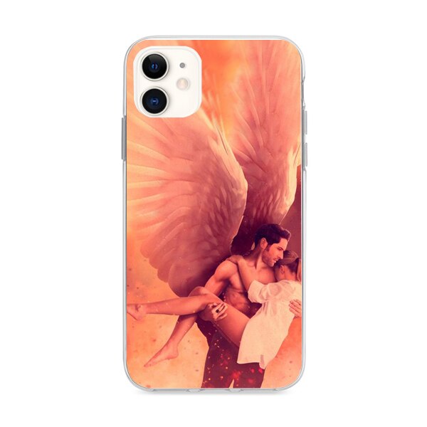 Husa din Silicon, Flying Angel pentru iPhone 11, Multicolor