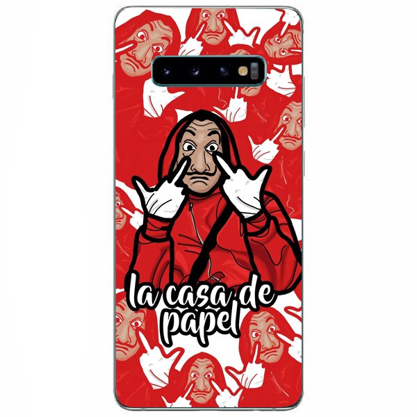 Husa din Silicon, Hate Papel pentru Samsung Galaxy S10, Multicolor