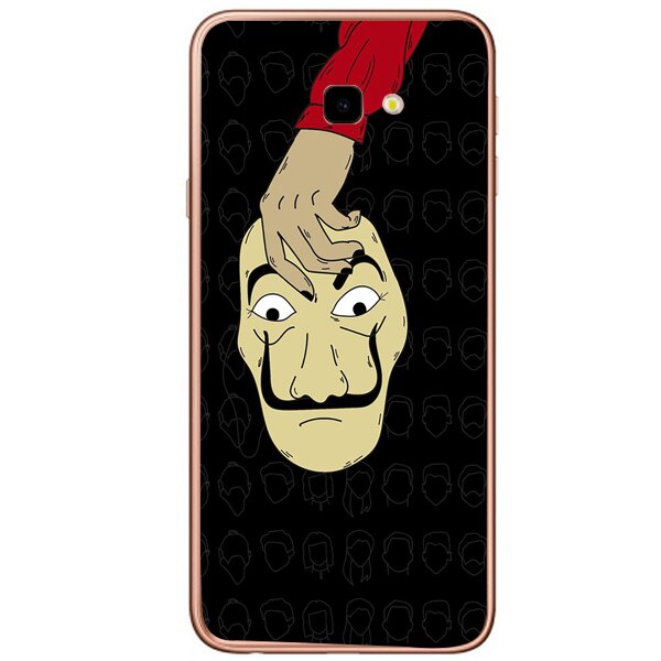 Husa din Silicon, La Casa de Papel Mask copy pentru Samsung Galaxy J4 Plus, Multicolor