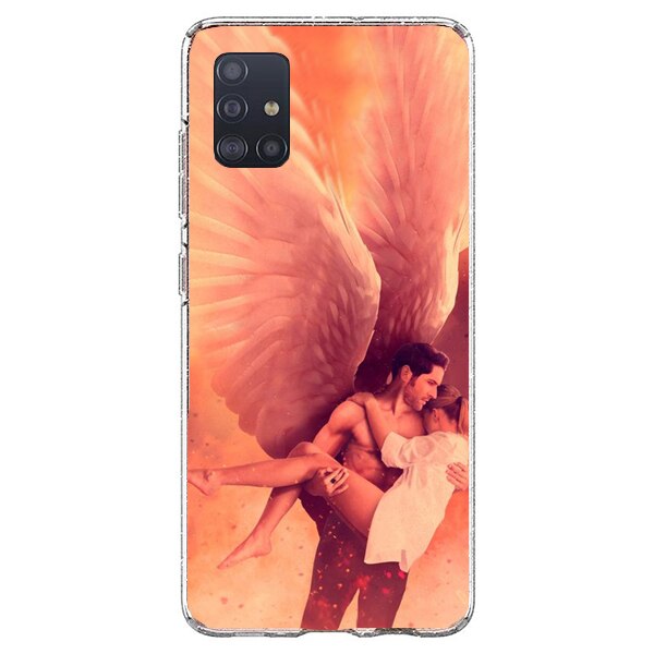 Husa din Silicon, Flying Angel pentru Samsung Galaxy A51, Multicolor