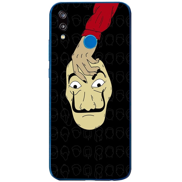 Husa din Silicon, La Casa de Papel Mask copy pentru Huawei P Smart Z, Multicolor