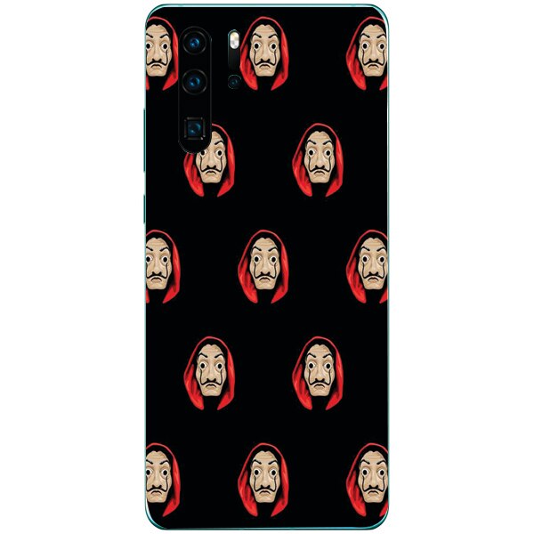 Husa din Silicon, La Casa de Papel Masks copy pentru Huawei P30 Pro, Multicolor