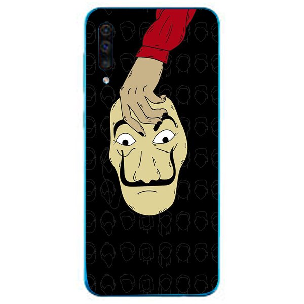 Husa din Silicon, La Casa de Papel Mask copy pentru Samsung Galaxy A50, Multicolor