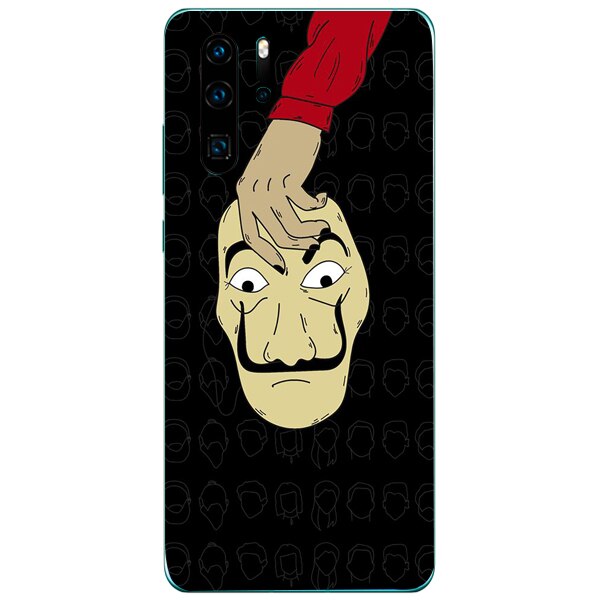 Husa din Silicon, La Casa de Papel Mask copy pentru Huawei P30 Pro, Multicolor