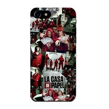 Husa din Silicon, La Casa de Papel pentru iPhone 7, Multicolor Husa din Silicon, La Casa de Papel pentru iPhone 7, Multicolor