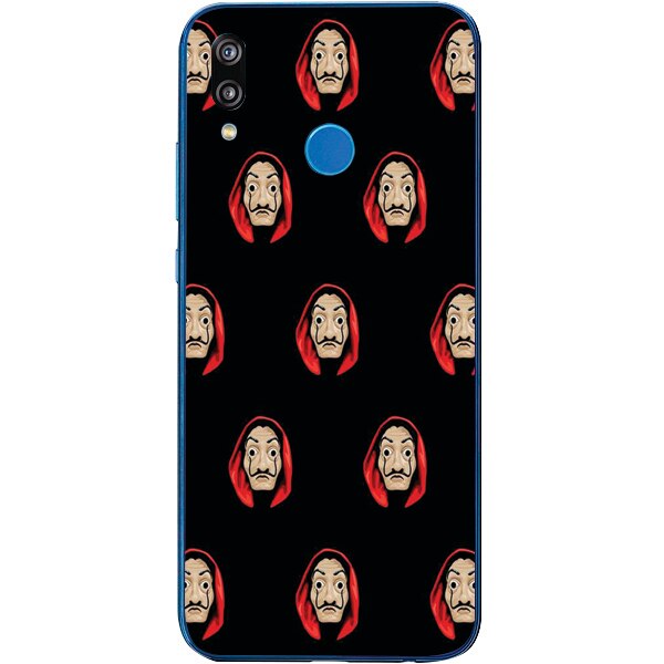 Husa din Silicon, La Casa de Papel Masks copy pentru Huawei P20 Lite, Multicolor