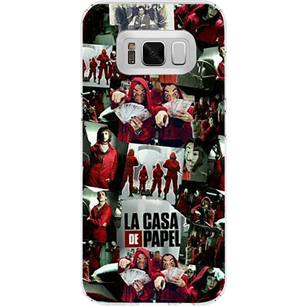Husa din Silicon, La Casa de Papel pentru Samsung Galaxy S8, Multicolor
