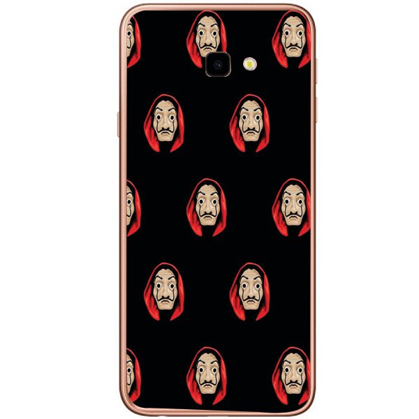 Husa din Silicon, La Casa de Papel Masks copy pentru Samsung Galaxy J4 Plus, Multicolor