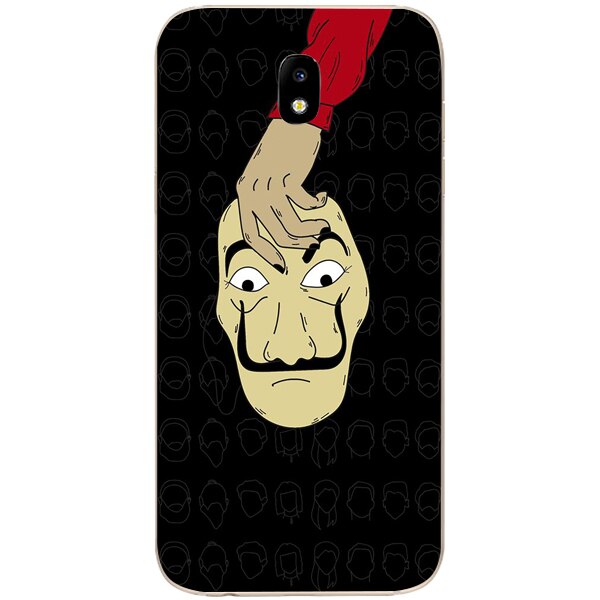 Husa din Silicon, La Casa de Papel Mask copy pentru Samsung Galaxy J5 (2017), Multicolor