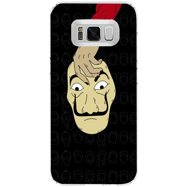 Husa din Silicon, La Casa de Papel Mask copy pentru Samsung Galaxy S8, Multicolor