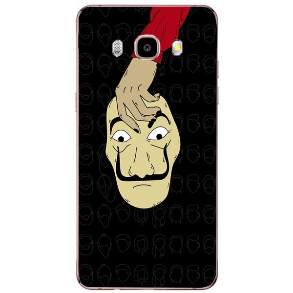 Husa din Silicon, La Casa de Papel Mask copy pentru Samsung Galaxy J5 (2016), Multicolor