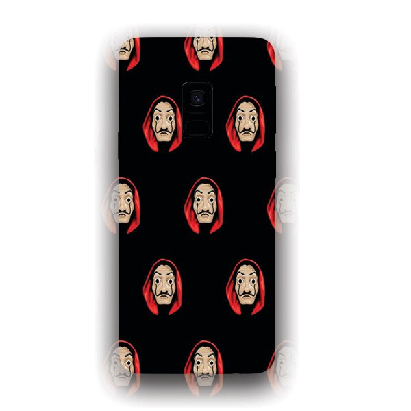 Husa din Silicon, La Casa de Papel Masks copy pentru Samsung Galaxy S9 Plus, Multicolor