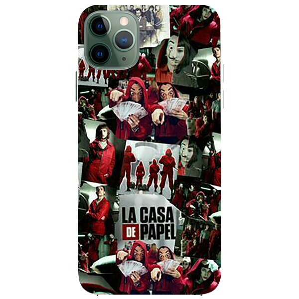 Husa din Silicon, La Casa de Papel pentru iPhone 11 Pro, Multicolor