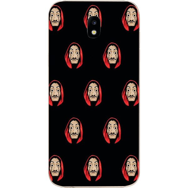 Husa din Silicon, La Casa de Papel Masks copy pentru Samsung Galaxy J5 (2017), Multicolor