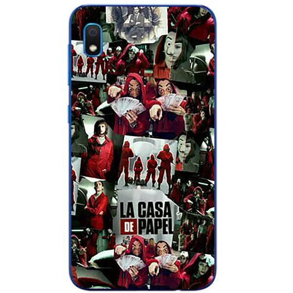 Husa din Silicon, La Casa de Papel pentru Samsung Galaxy A10, Multicolor