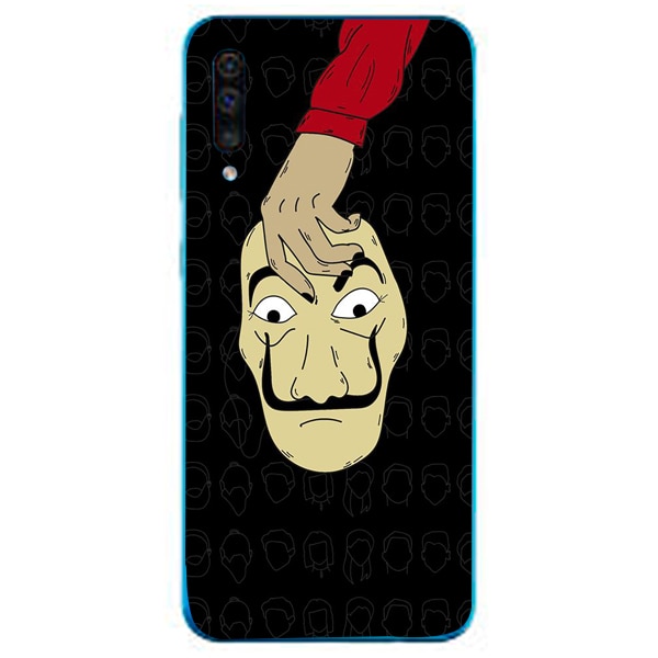 Husa din Silicon, La Casa de Papel Mask copy pentru Samsung Galaxy A70, Multicolor