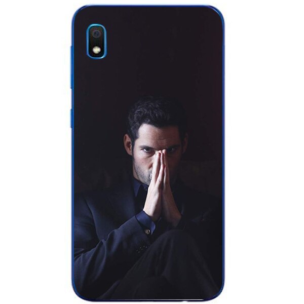 Husa din Silicon, Let Me Think About It pentru Samsung Galaxy A10, Multicolor