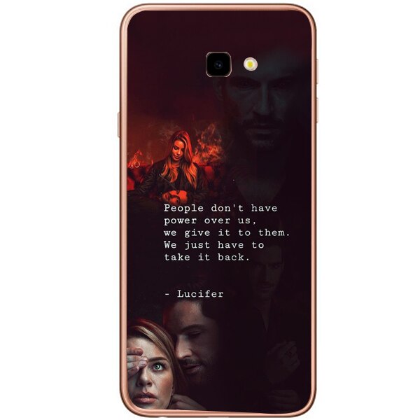 Husa din Silicon, Power Over Us pentru Samsung Galaxy J4 Plus, Multicolor