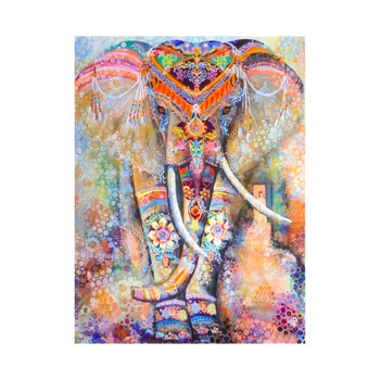 Set de creatie cu diamante AMTMBS 5D, Model elefant, 34.8 x 24.8 cm, Multicolor Set de creatie cu diamante AMTMBS 5D, Model elefant, 34.8 x 24.8 cm, Multicolor