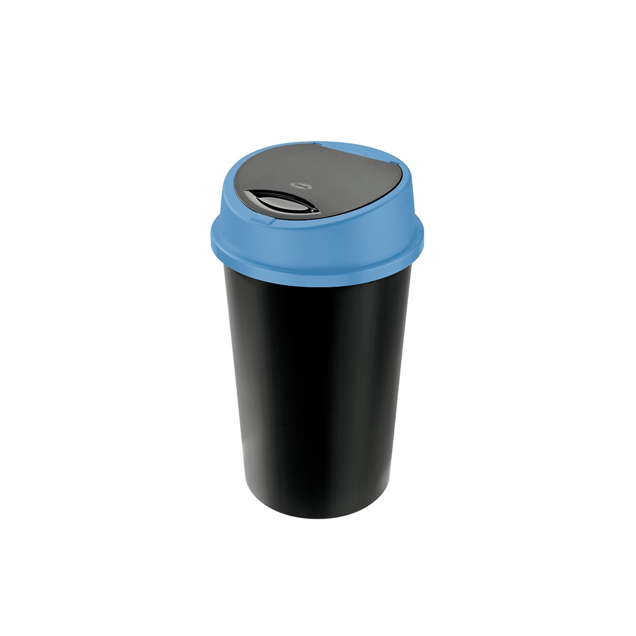 Cos gunoi, 45 litri, Bingo, negru/albastru