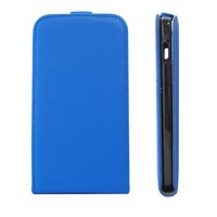 Husa Microsoft Lumia 640 XL, piele eco, flexi, albastru