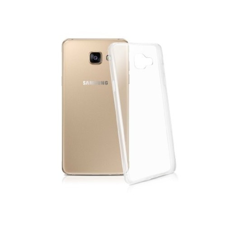 Кейс Съвместим с Samsung Galaxy A8 A800, силиконов, ултра тънък, прозрачен