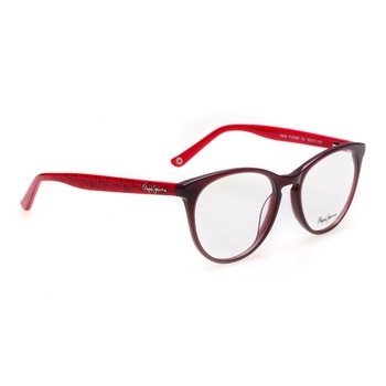 Ochelari de vedere dama, cu rama rotunda, cu brate si cadru din plastic, roz/lila, PEPE JEANS PJ3369, cu lentile Bluecut cu Filtru de protectie calculator si lumina albastra Ochelari de vedere dama, cu rama rotunda, cu brate si cadru din plastic, roz/lila, PEPE JEANS PJ3369, cu lentile Bluecut cu Filtru de protectie calculator si lumina albastra