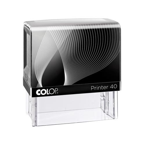 Stampila dreptunghiulara, Colop, Printer 40, plastic, 23 x 59 mm