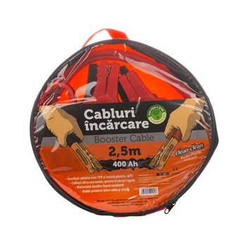 Cablu incarcare auto 400 A 2,5 m Clean-Clean Cablu incarcare auto 400 A 2,5 m Clean-Clean