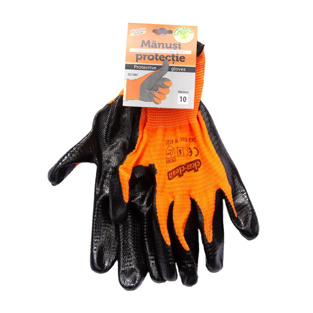 Manusi protectie poliester cu acoperire nitrit masura 9 Clean-Clean