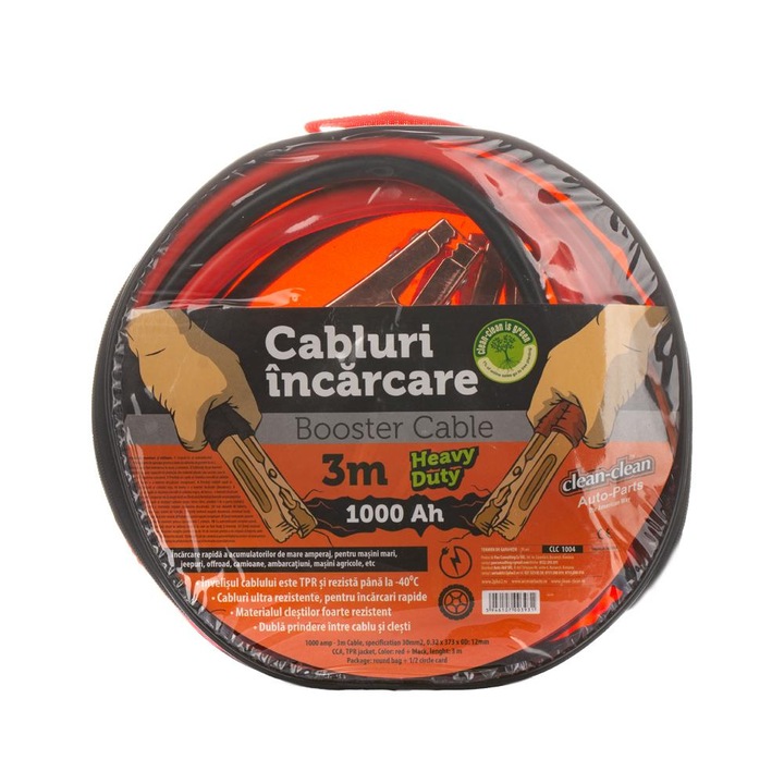 Cablu pornire/incarcare auto 1500 A 5m Clean-Clean