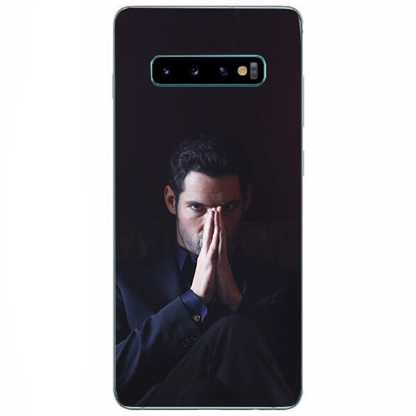 Husa din Silicon, Let Me Think About It pentru Samsung Galaxy S10, Multicolor