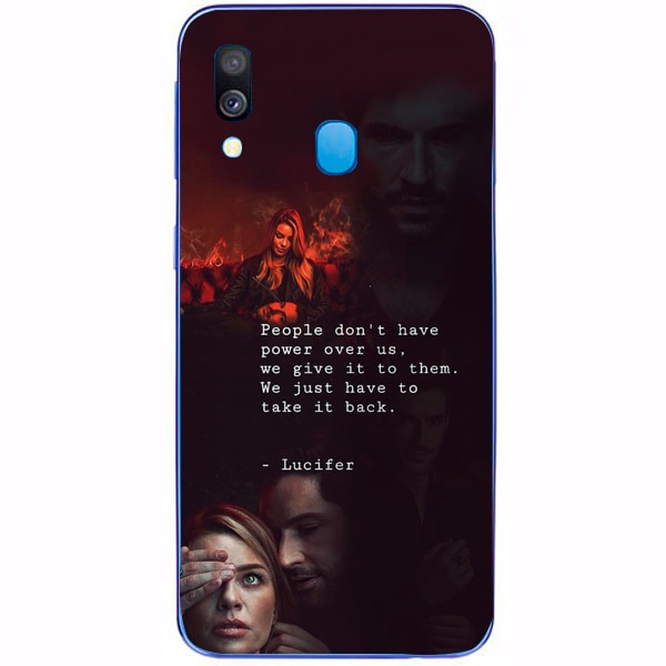 Husa din Silicon, Power Over Us pentru Samsung Galaxy A20e, Multicolor