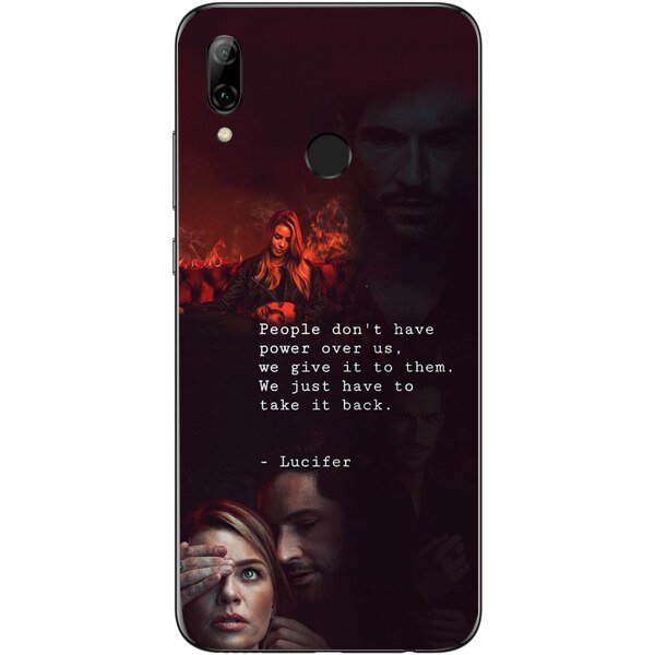 Husa din Silicon, Power Over Us pentru Huawei P30 Lite, Multicolor