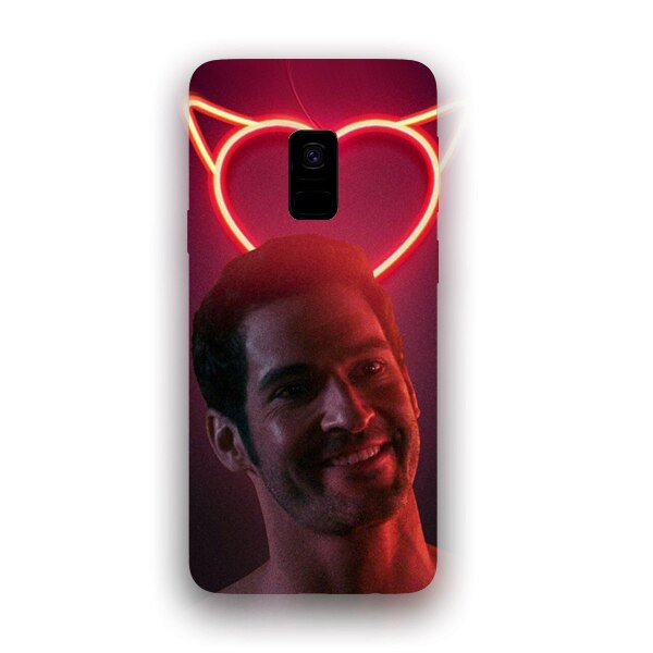 Husa din Silicon, Red Devil pentru Samsung Galaxy S9, Multicolor
