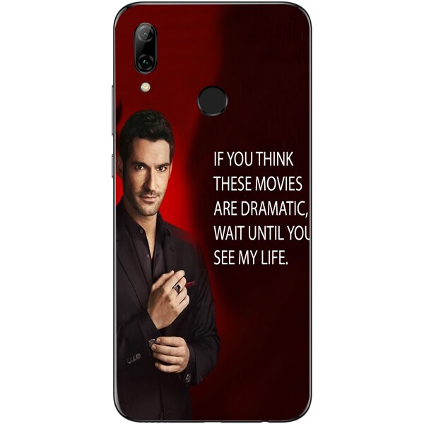 Husa din Silicon, Wait Until You See My Life pentru Huawei P Smart (2019), Multicolor