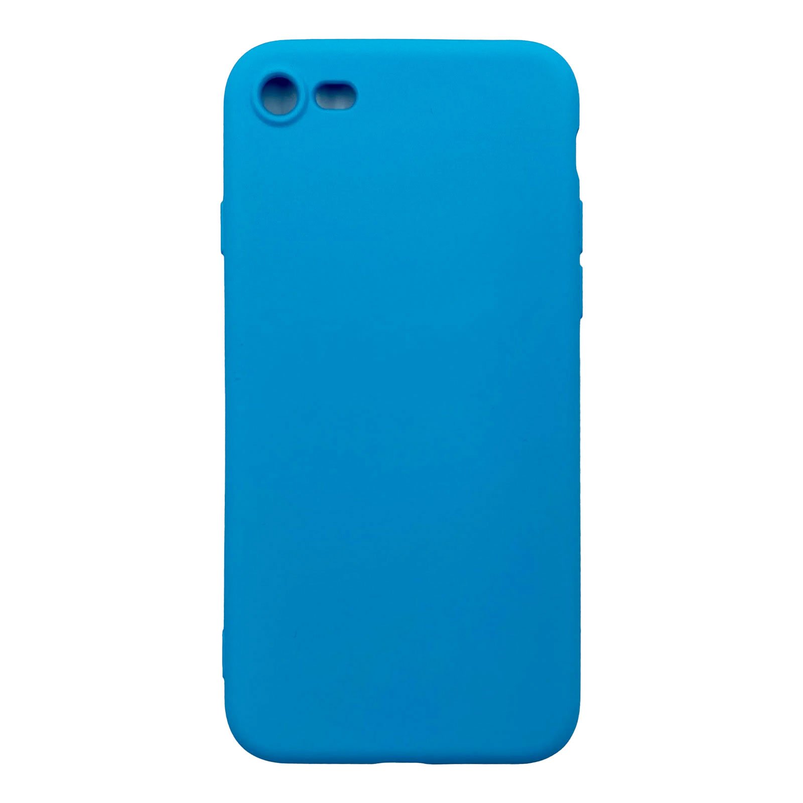 Husa silicon Apple iPhone SE 2 Matte, Antisoc, TPU, Viceversa Albastru azur