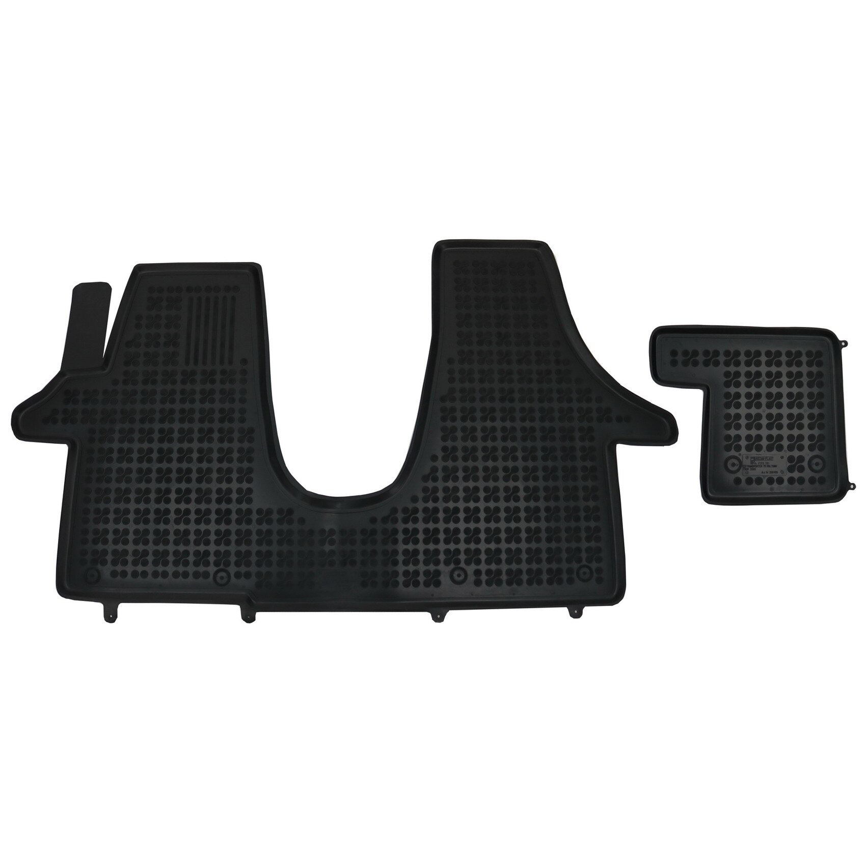 Covoras Auto Negru din Cauciuc compatibil cu VW Transporter T5 2003 + T6 2015+