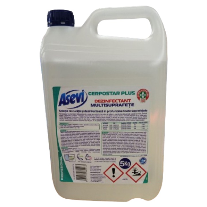Dezinfectant Multisuprafete Concentrat, Asevi Profesional, 5 l