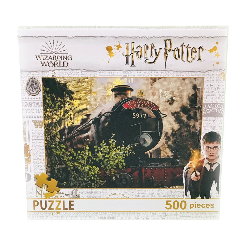 Puzzle 500 piese Harry Potter- Trenul Hogwarts Express - 48x34cm