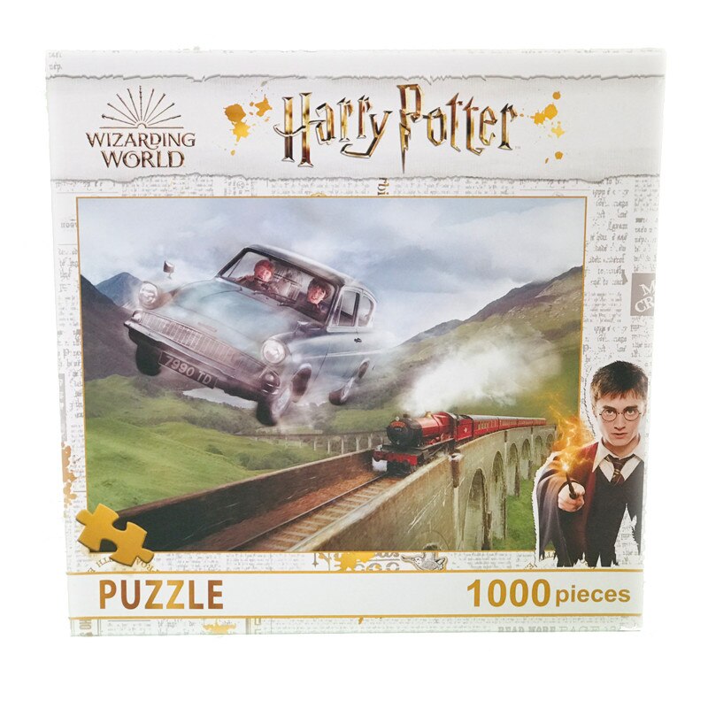 Puzzle 1000 piese Harry Potter- Masina zburatoare 48x73cm