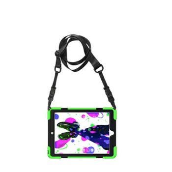 Husa antisoc pentru IPAD 2019, diagonala 10.2 inch, cu suport 360 de grade si curea, Verde cu Negru, BBL1713 Husa antisoc pentru IPAD 2019, diagonala 10.2 inch, cu suport 360 de grade si curea, Verde cu Negru, BBL1713