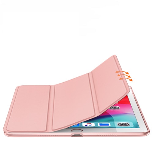Husa Smart Cover compatibila cu Ipad 7-8-9, 2019-2020-2021,10.2inch, Rose Gold- TELGORBCS®