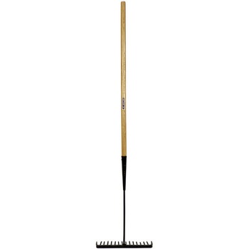 Grebla dreapta Heavy Duty pentru asfalt cu dinti rotunzi din otel carbon, coada lemn, Spear & Jackson Neverbend Professional Grebla dreapta Heavy Duty pentru asfalt cu dinti rotunzi din otel carbon, coada lemn, Spear & Jackson Neverbend Professional