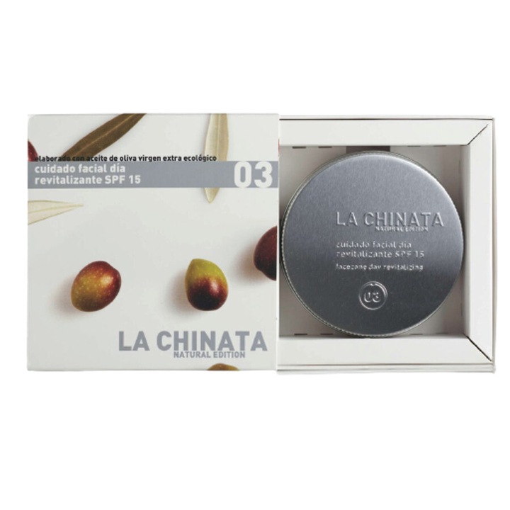 Crema pentru fata, de zi, antiimbatranire, cu factor de protectie UV SPF15, 75 ml, La Chinata