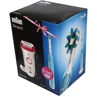 Pachet Epilator Silk Epil 9 SE9-521 + Periuta de dinti Oral-B Pro 700